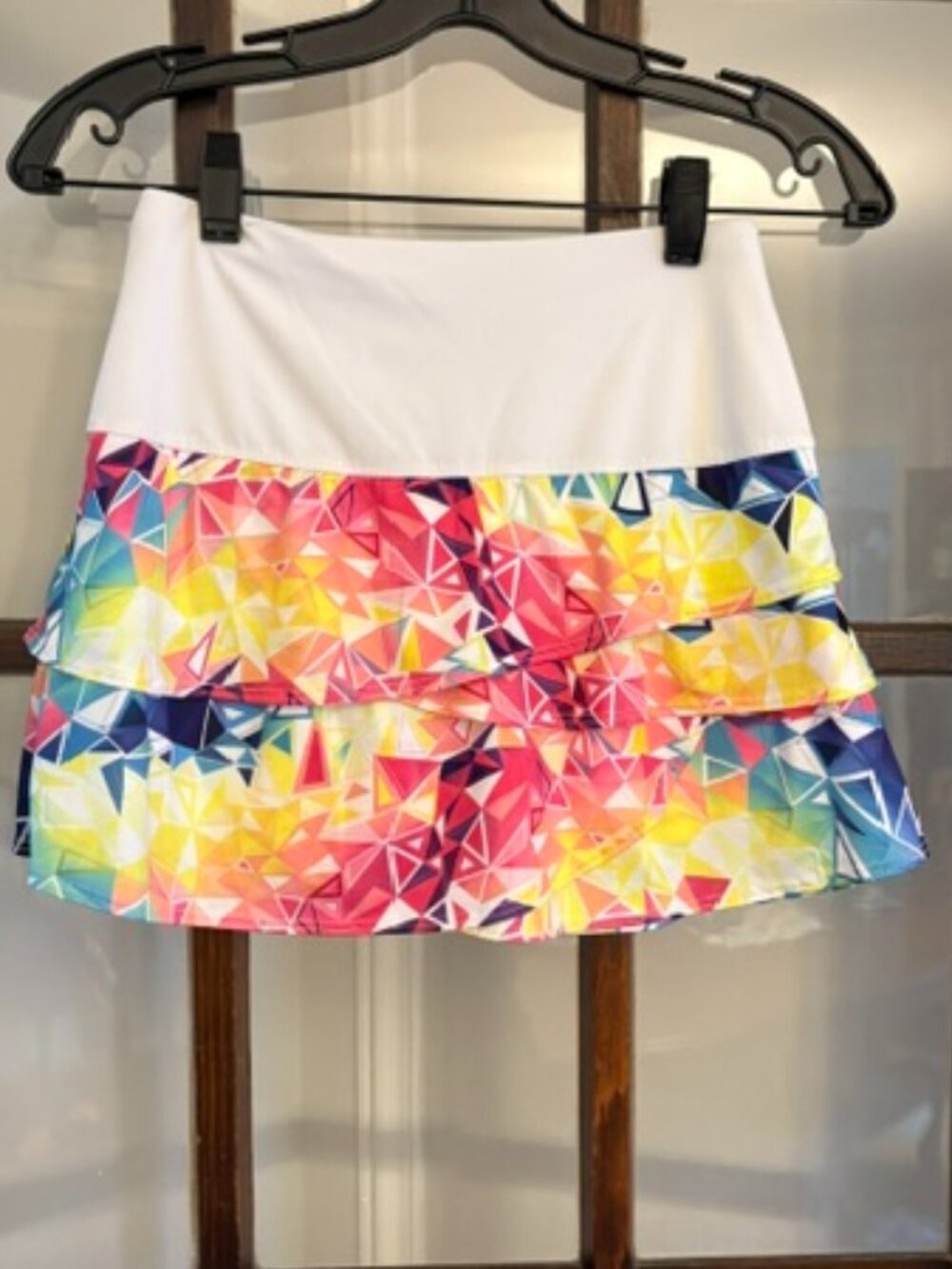 Lucky in Love Multi-Colored Tennis Skort, Size XS